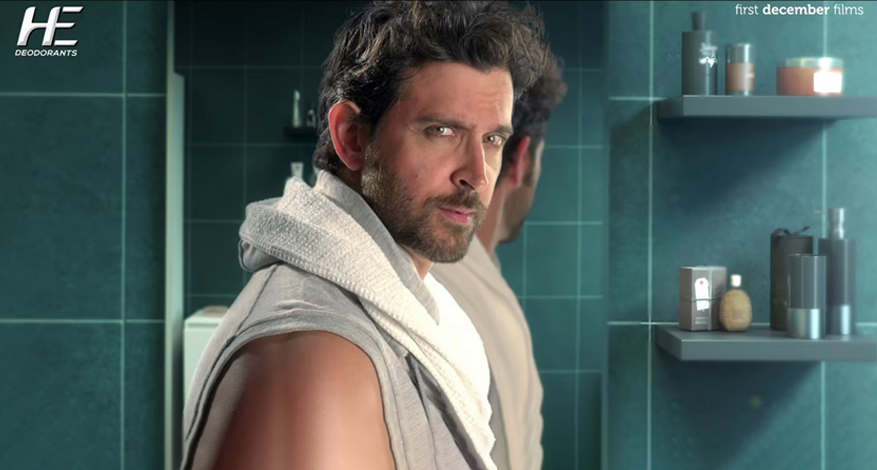 HE DEOS WITH HRITHIK